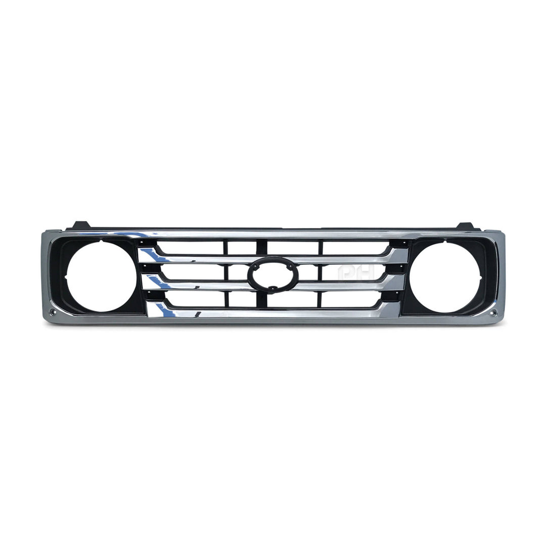 Grill + Corner Lights SET Chrome Fits Toyota Landcruiser 78 79 Series 1999 - 2007