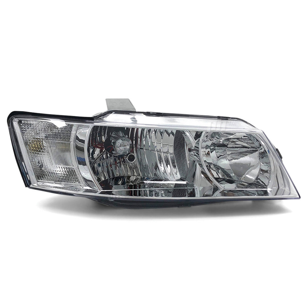 Headlights Chrome PAIR fits Holden Commodore VZ Executive 2004 - 2006