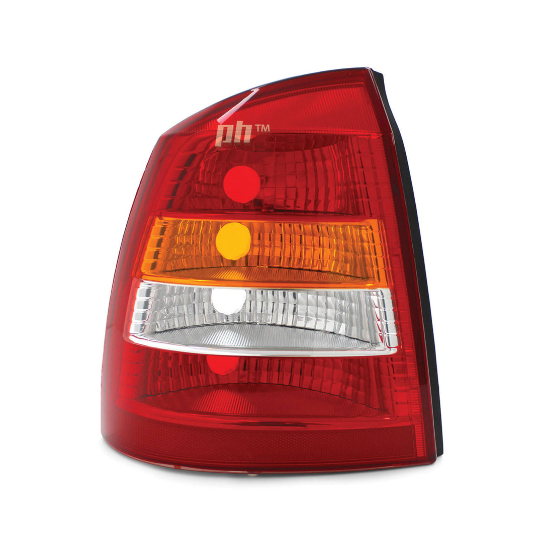 Tail Lights PAIR Clear fits Holden Astra TS Sedan & Convertible 1998 - 2004