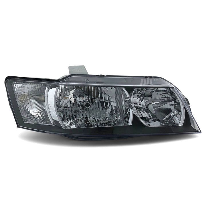 Headlights Black PAIR fits Holden Commodore VZ SV6 SV8 SVZ 2004 - 2006