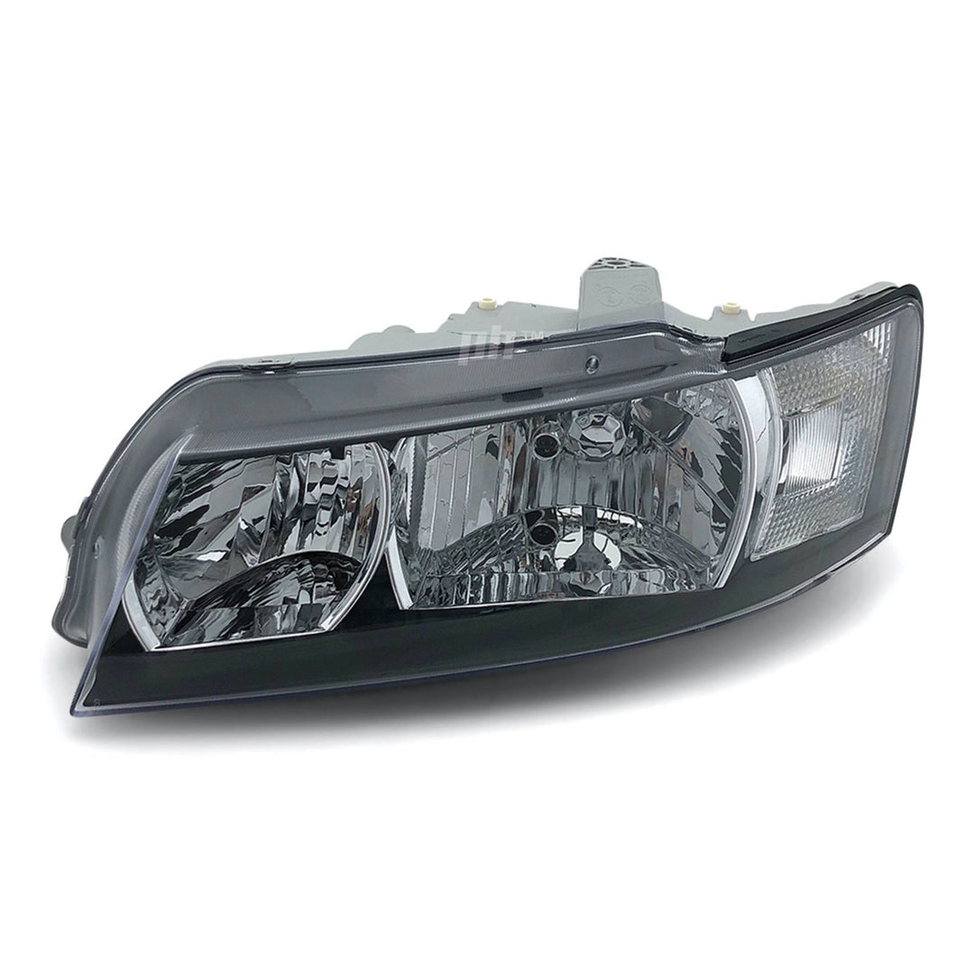 Headlights Black PAIR fits Holden Commodore VZ SV6 SV8 SVZ 2004 - 2006