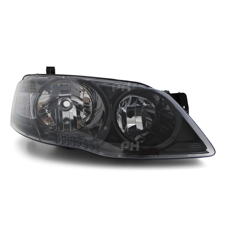 Headlights Black PAIR fits Ford Falcon BF Series 2 XT 09/2006 - 2008
