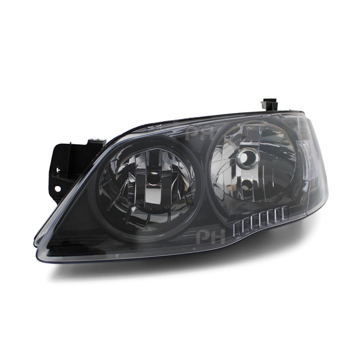 Headlights Black PAIR fits Ford Falcon BF Series 2 XT 09/2006 - 2008