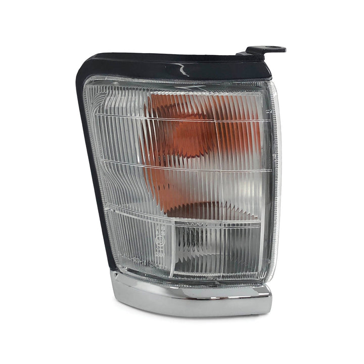 Corner Indicator Park Lights Chrome PAIR Fits Toyota Hilux SR5 4WD 1997 - 2001