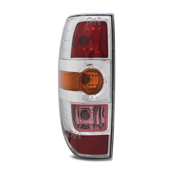 Tail Lights Chrome PAIR fits Mazda BT50 Ute 07/2008 - 2011