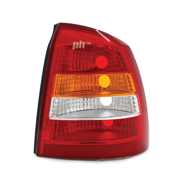 Tail Lights PAIR Clear fits Holden Astra TS Sedan & Convertible 1998 - 2004