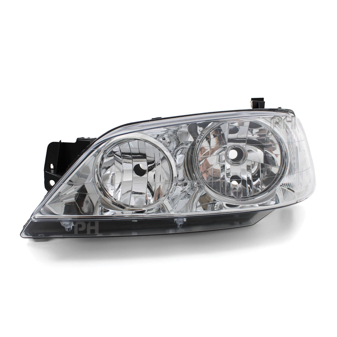 Headlights Chrome PAIR fits Ford Falcon BA & BF Series 1 XT 2002 - 09/2006