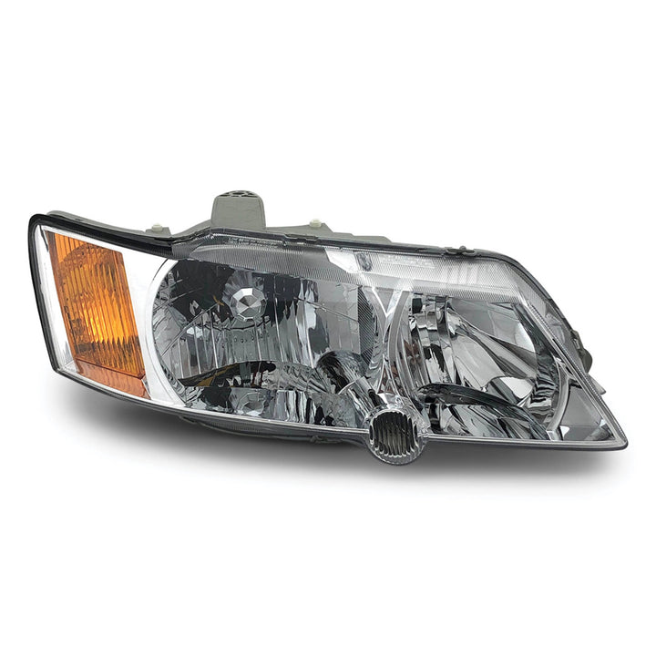 Headlights Chrome PAIR fits Holden Commodore VY 2003 - 2004 Executive Acclaim S