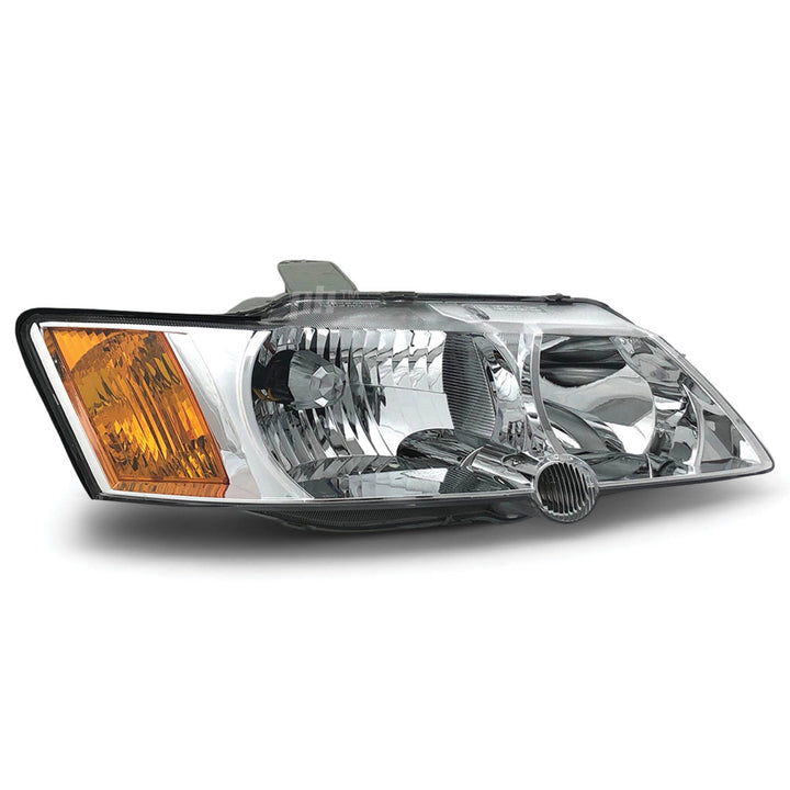 Headlights Chrome PAIR fits Holden Commodore VY 2003 - 2004 Executive Acclaim S