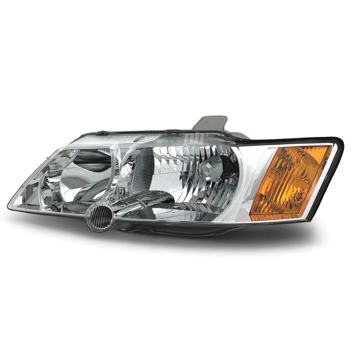 Headlights Chrome PAIR fits Holden Commodore VY 2003 - 2004 Executive Acclaim S