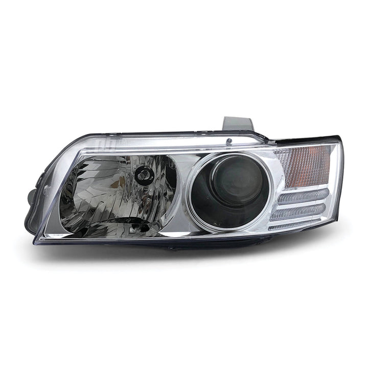 Headlights Chrome Projector PAIR fits Holden Commodore VZ Berlina 2004 - 2006