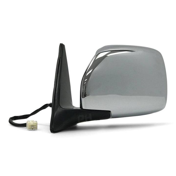 Door Mirrors PAIR Chrome Electric Fits Toyota Landcruiser 100 Series 1998 - 2007