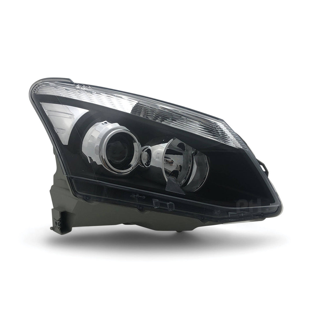 Headlights Black Projector PAIR Fits Isuzu DMAX Ute 2012 - 2016