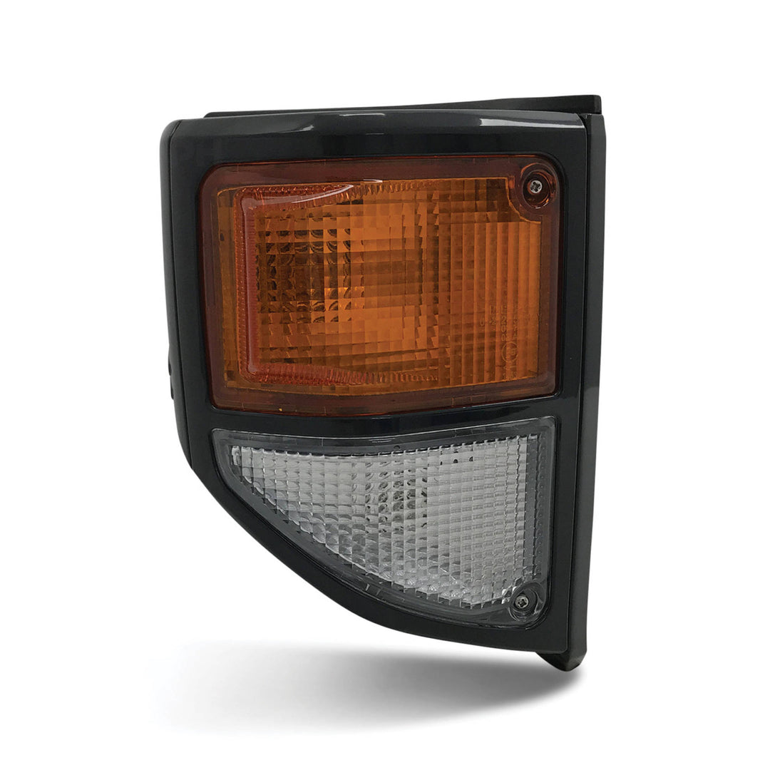 Grill + Corner Lights SET Black Fits Toyota Landcruiser 78 79 Series 1999-2007