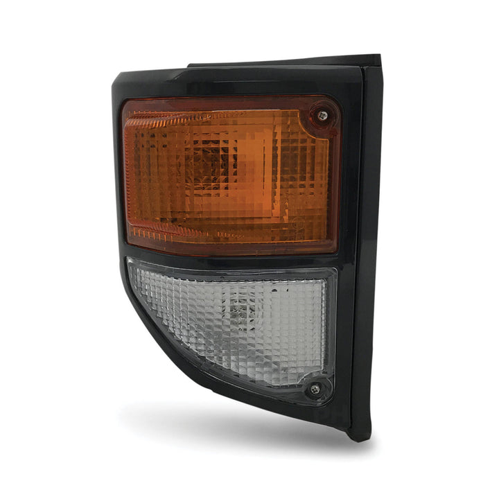 Grill + Corner Lights SET Black Fits Toyota Landcruiser 78 79 Series 1999-2007