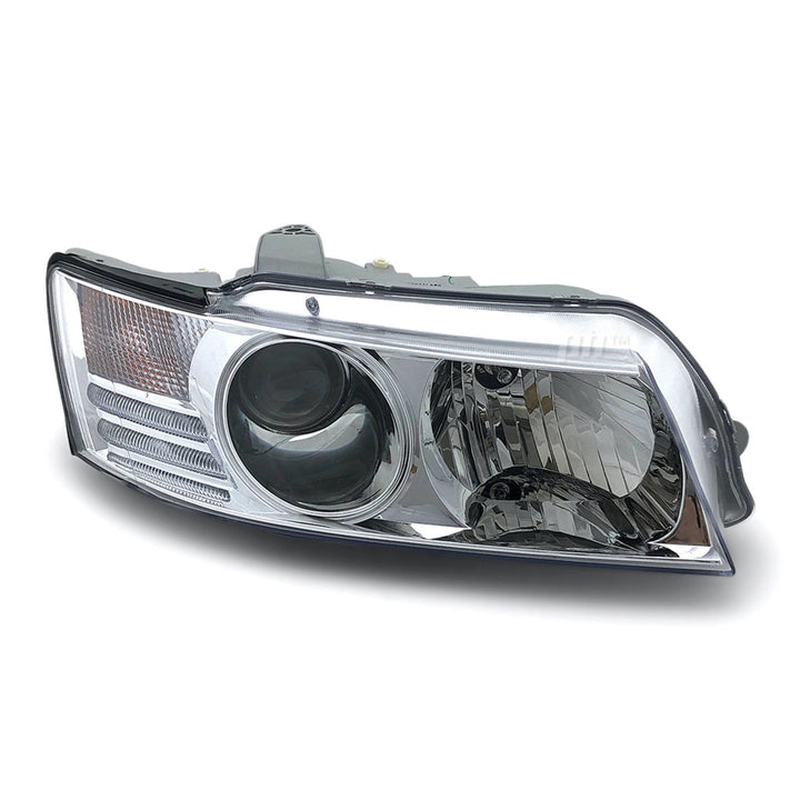 Headlights Chrome Projector PAIR fits Holden Commodore VZ Berlina 2004 - 2006