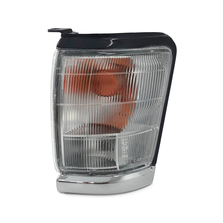 Corner Indicator Park Lights Chrome PAIR Fits Toyota Hilux SR5 4WD 1997 - 2001