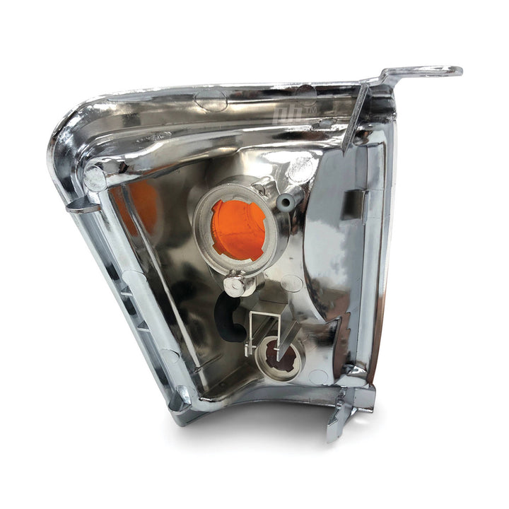 Corner Indicator Park Lights Chrome PAIR Fits Toyota Hilux SR5 4WD 1997 - 2001
