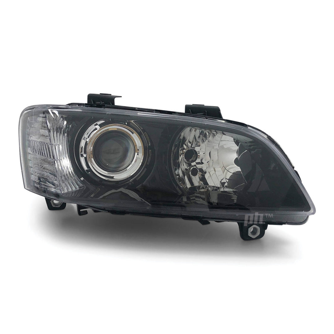 Headlights Projector Black PAIR fits Holden Commodore VE SSV HSV Calais 2006 - 2010