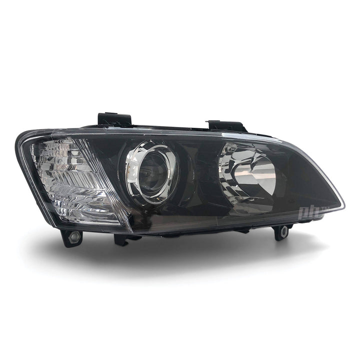 Headlights Projector Black PAIR fits Holden Commodore VE SSV HSV Calais 2006 - 2010