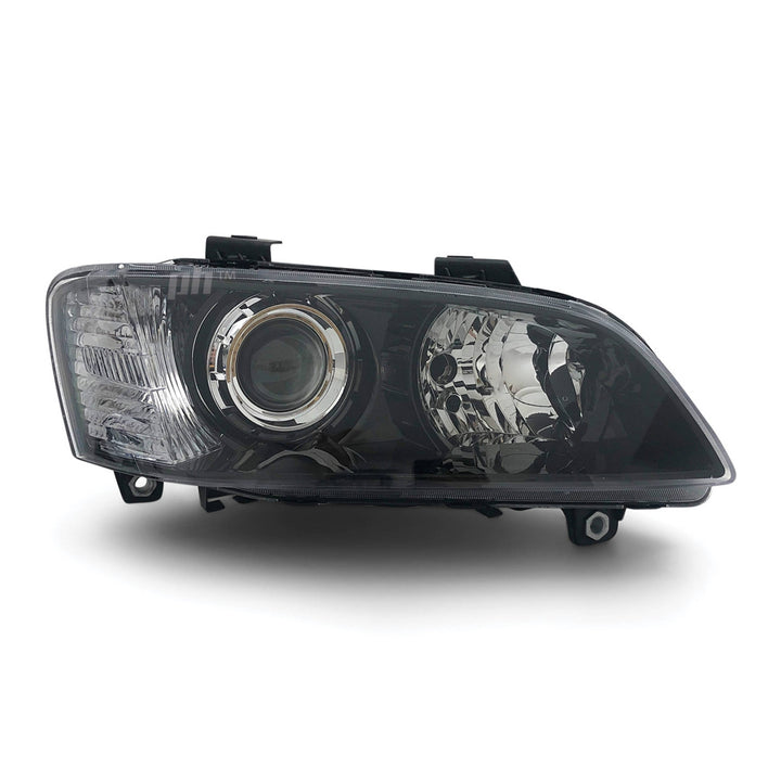 Headlights Projector Black PAIR fits Holden Commodore VE SSV HSV Calais 2006 - 2010
