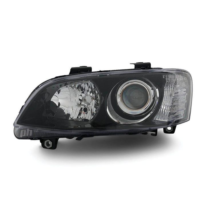 Headlights Black Projector PAIR fits Holden Commodore VE SSV HSV Calais 2010 - 2013