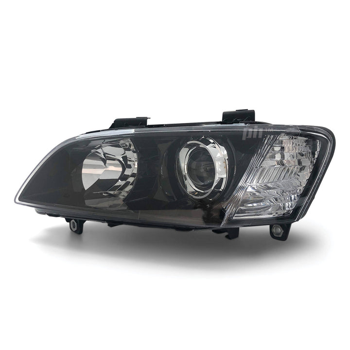 Headlights Projector Black PAIR fits Holden Commodore VE SSV HSV Calais 2006 - 2010