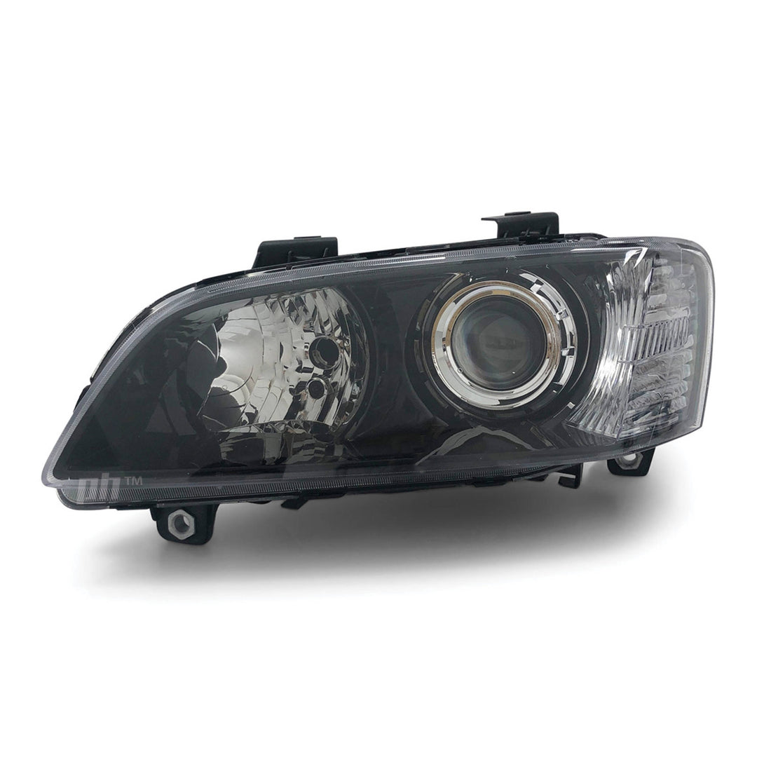Headlights Projector Black PAIR fits Holden Commodore VE SSV HSV Calais 2006 - 2010