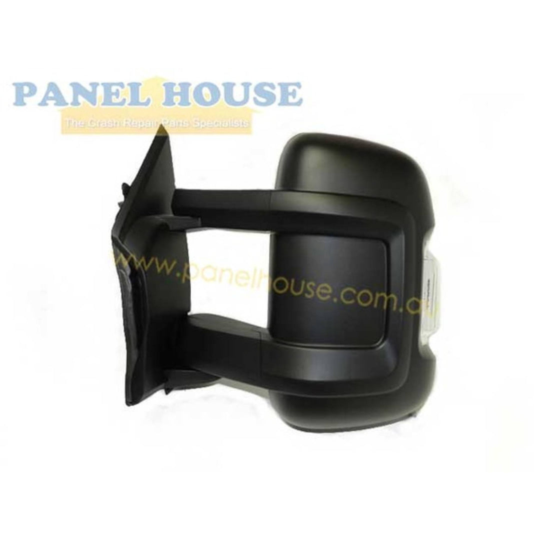 Door Mirrors PAIR Long Arm Cab Chassis Electric fits Fiat Ducato Van 07-18
