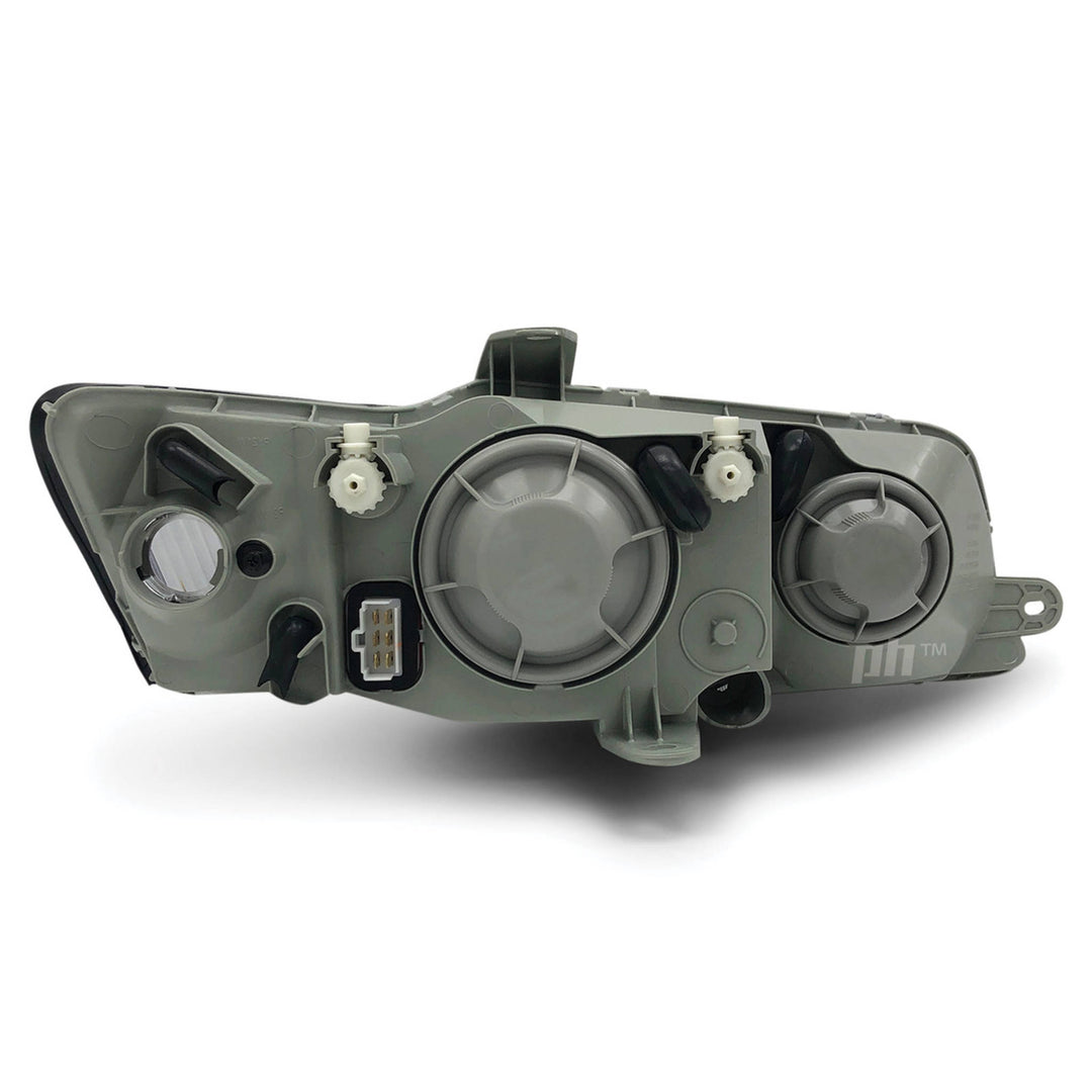 Headlights Black PAIR fits Holden Commodore VY SS SV6 SV8 2002 - 2004