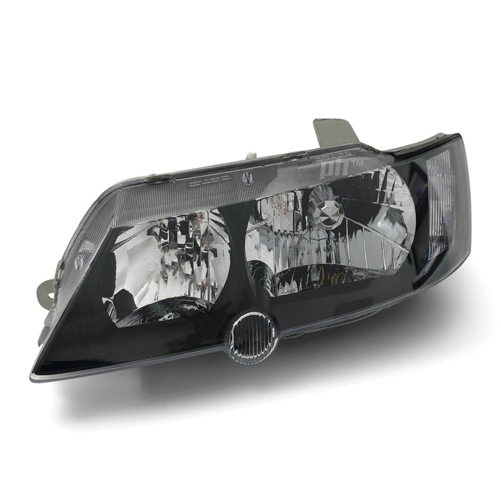 Headlights Black PAIR fits Holden Commodore VY SS SV6 SV8 2002 - 2004