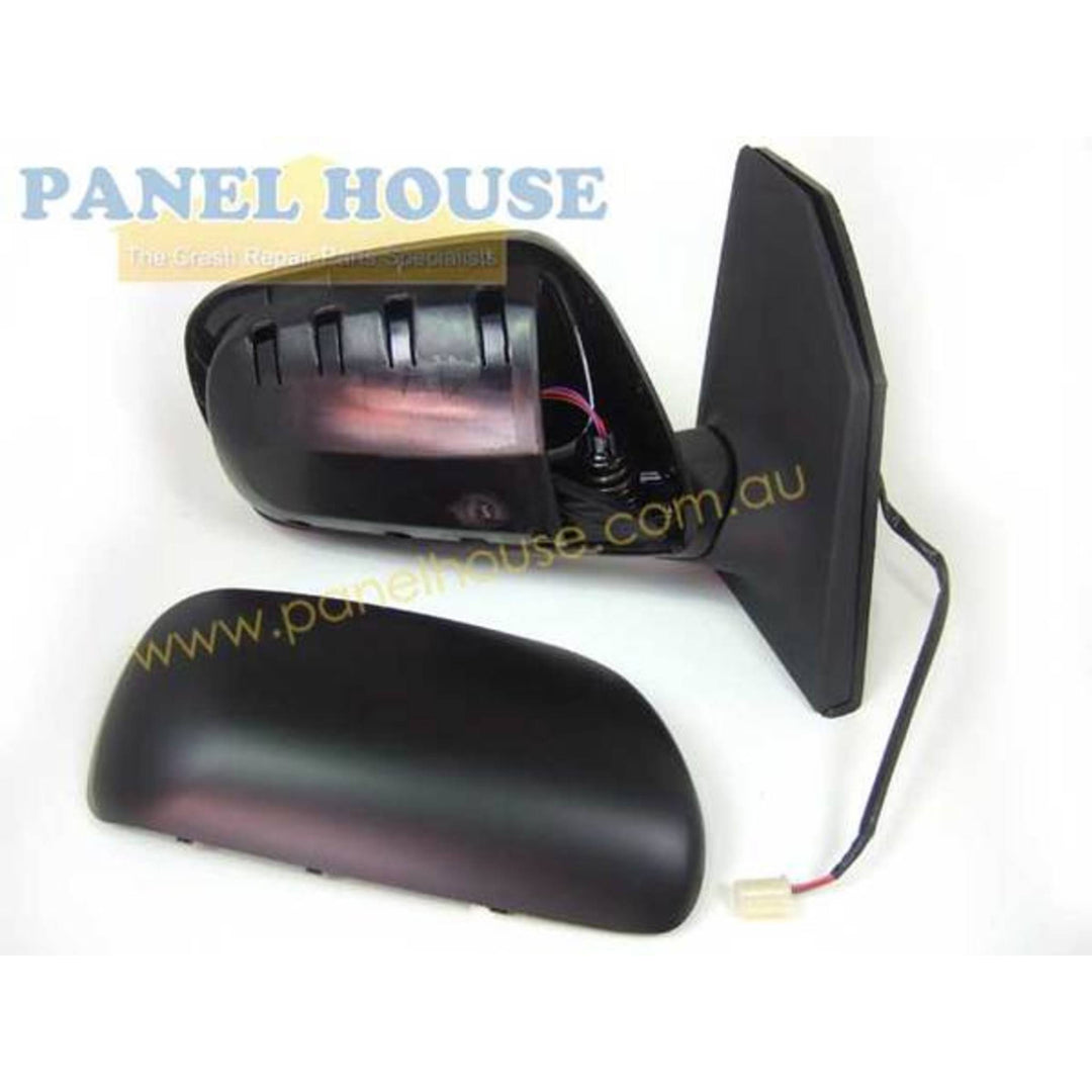Door Mirrors PAIR Black Electric with Covers Fits Toyota Corolla ZZE 2004-2007
