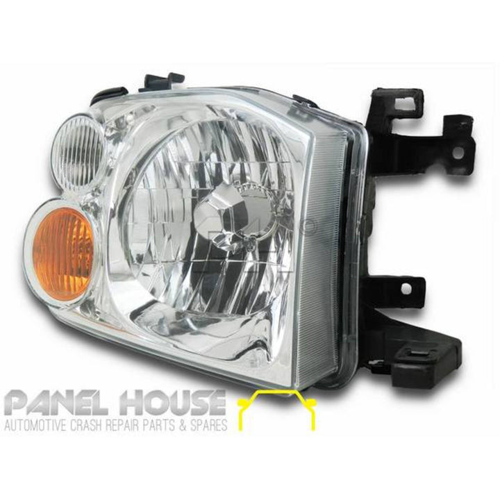 Headlights PAIR Fits Nissan Navara D22 2001 - 2014