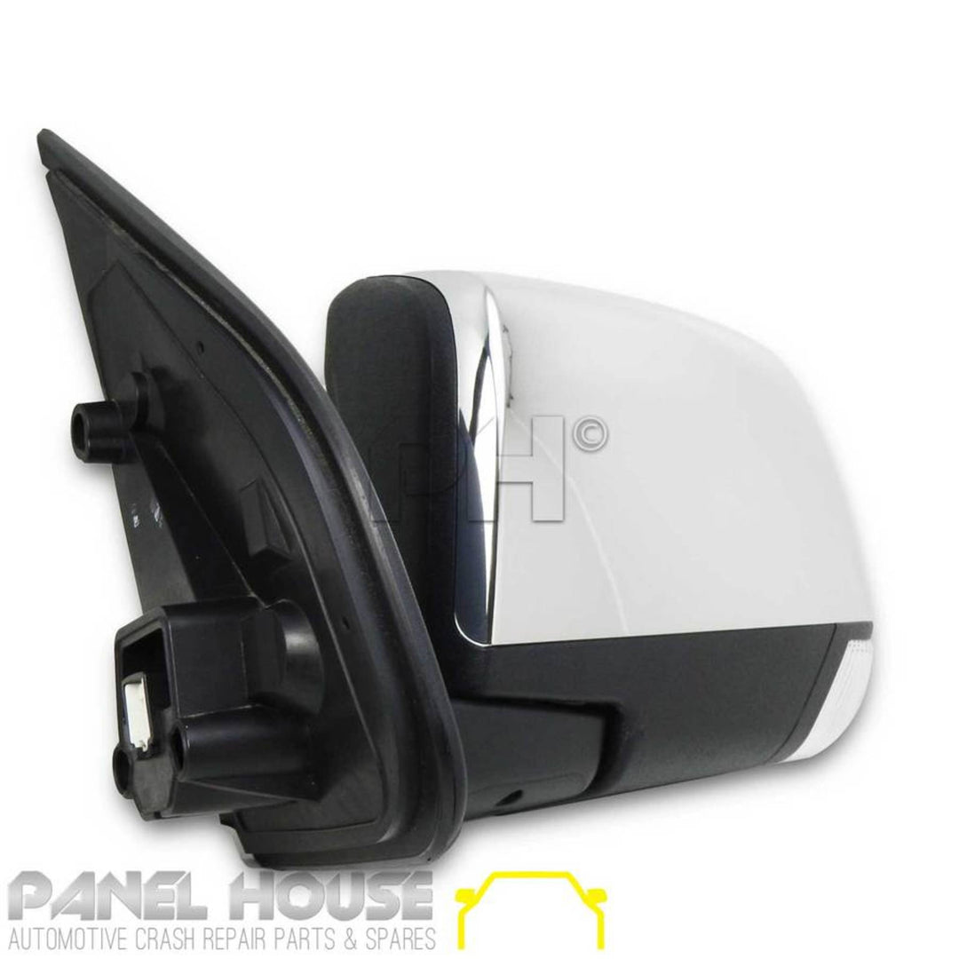 Door Mirrors PAIR Chrome With Blinker Auto Fold fits Isuzu DMAX 2012 - 2020