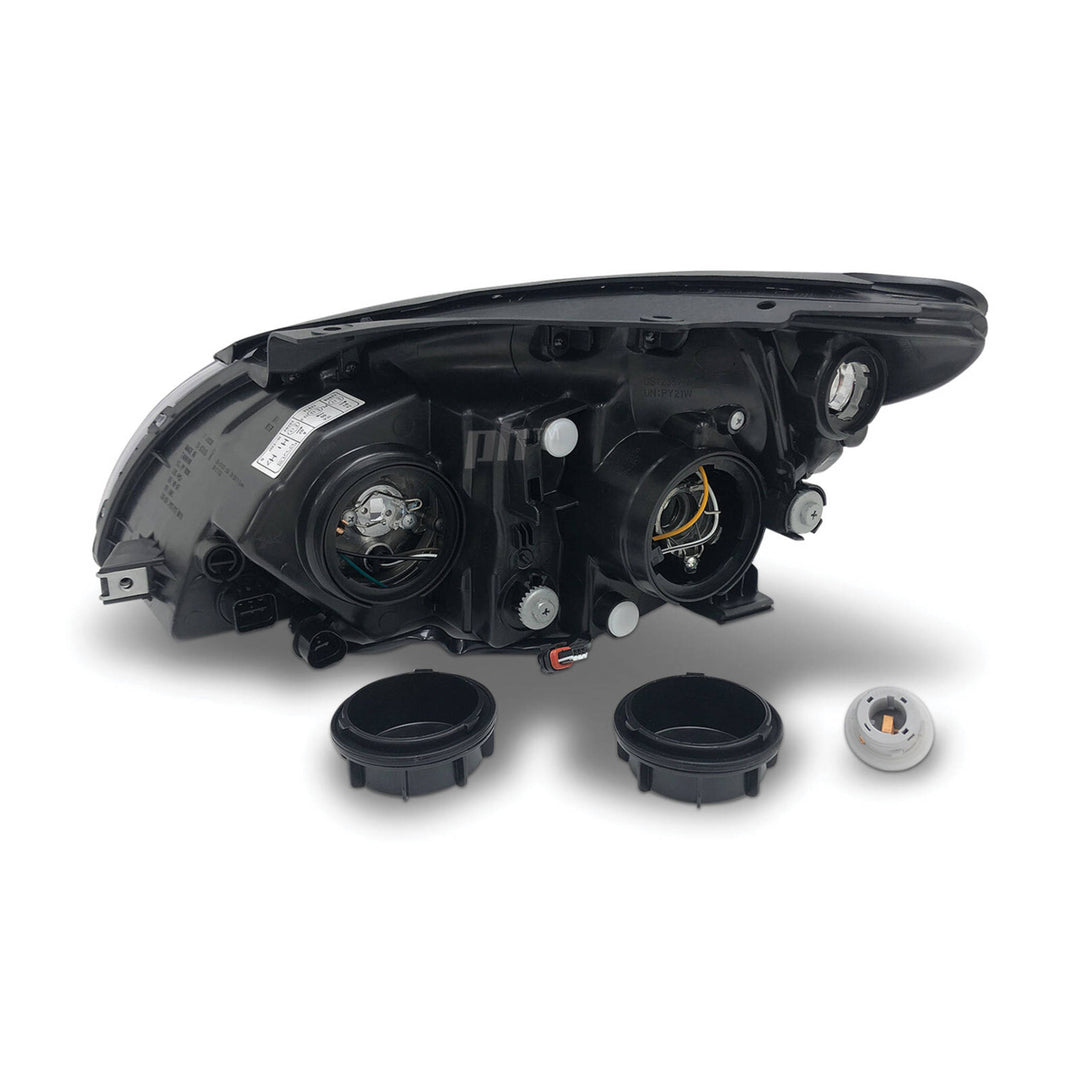 Headlights Black Projector PAIR fits Hyundai i30 FD 2010 - 2012 Hatch & Wagon