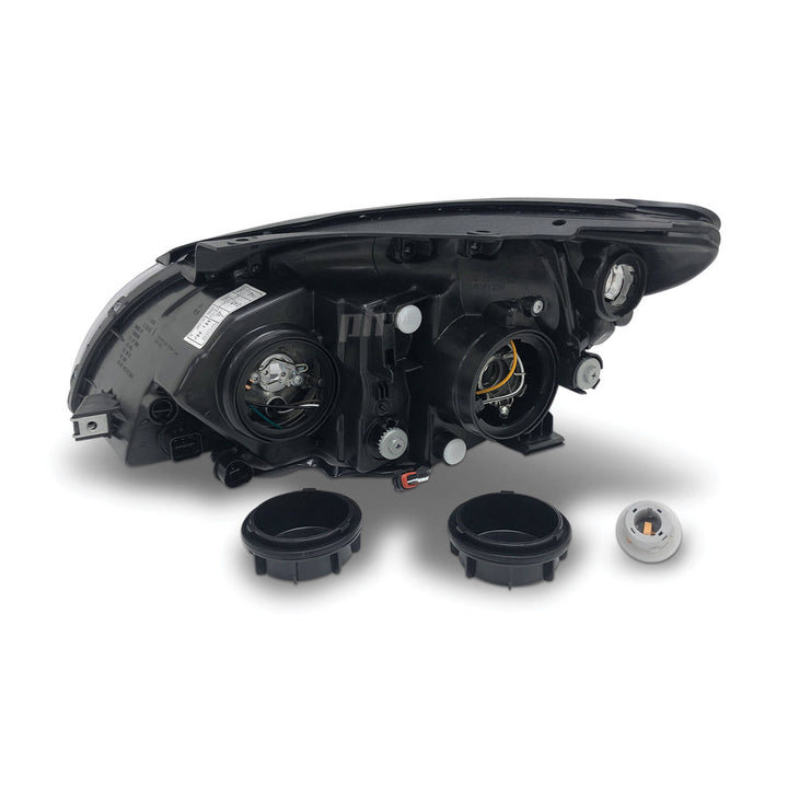Headlights Black Projector PAIR fits Hyundai i30 FD 2010 - 2012 Hatch & Wagon