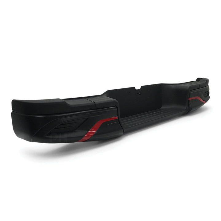 Rear Step Bumper Bar Black TRD Style Fits Toyota Hilux 2015 - 2020