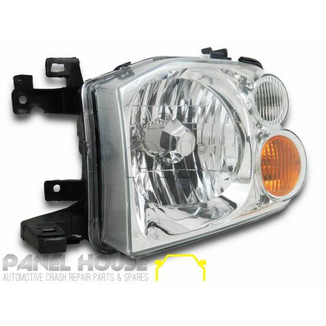 Headlights PAIR Fits Nissan Navara D22 2001 - 2014