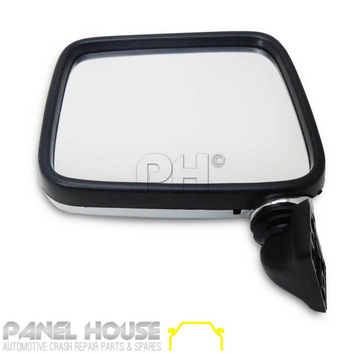 Door Mirrors PAIR Skin Mount CHROME fits Holden TF Rodeo Ute 89-96