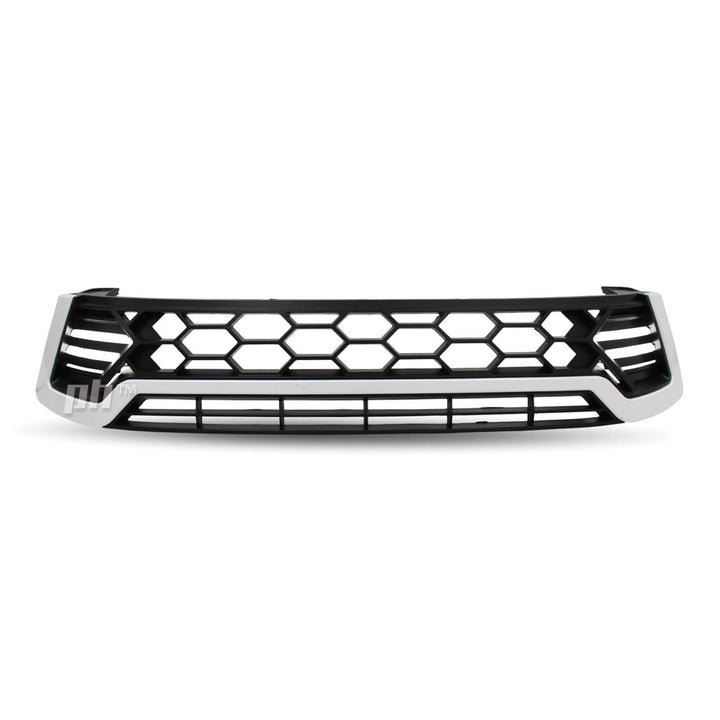 Grill Black & White LED DRL Style Fits Toyota Hilux N80 SR5 Workmate 2015 - 2018