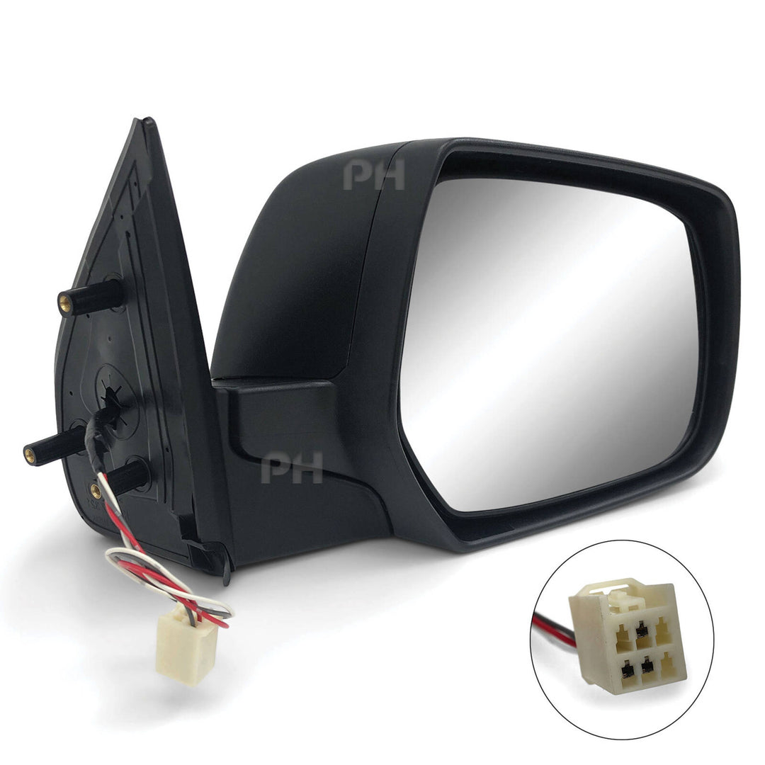 Door Mirrors PAIR Black Electric fits Mazda BT50 06-11 & Ford Ranger PJ PK 06-11