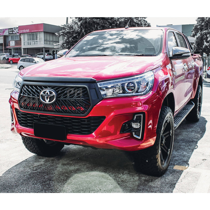 Grill Black Web Style Fits Toyota Hilux N80 SR SR5 Rogue TRD 2018 - 2020