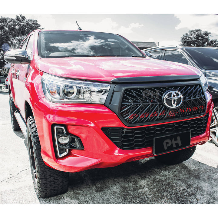Grill Black Web Style Fits Toyota Hilux N80 SR SR5 Rogue TRD 2018 - 2020