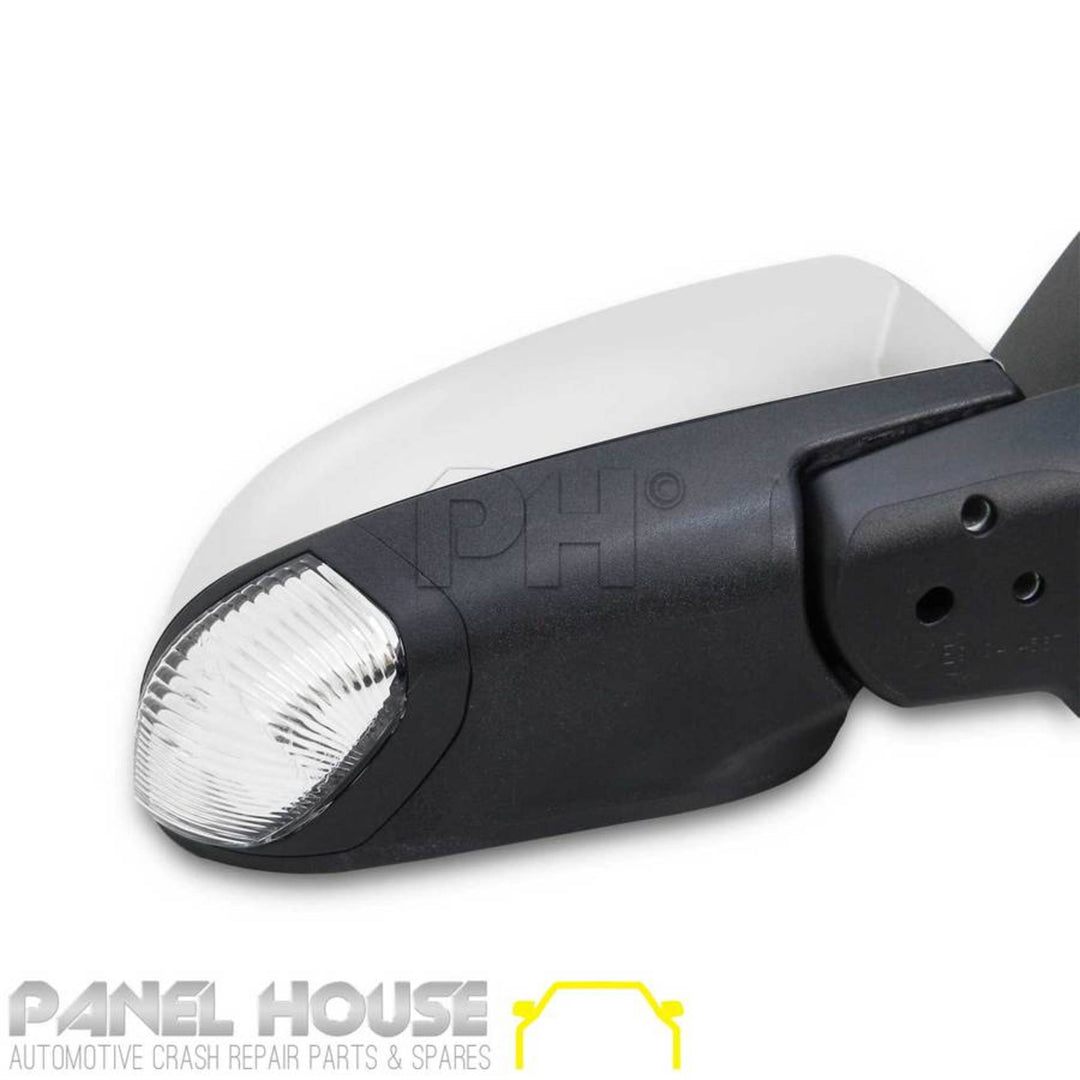 Door Mirrors PAIR Chrome With Blinker Auto Fold fits Isuzu DMAX 2012 - 2020