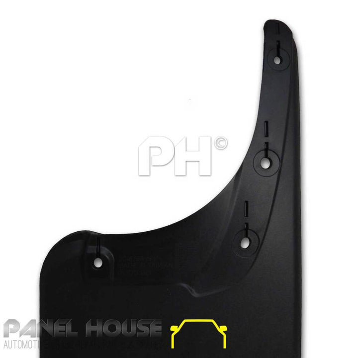 Mud Flaps Rear No Flare Type Fits Toyota Hilux 4WD Ute 05-14