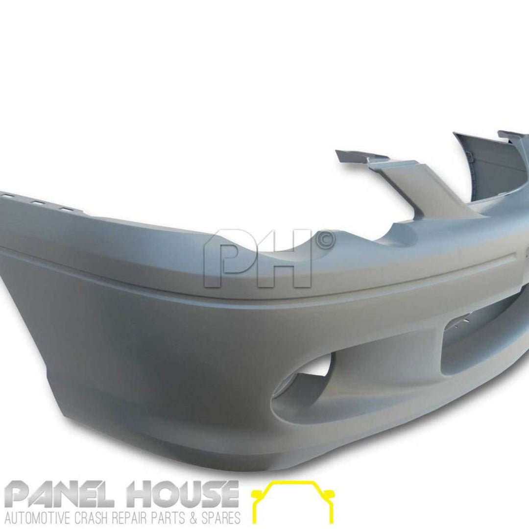 Complete Front Bumper Bar + Grilles + Fog Lights fits Ford BA Falcon XR6 XR8 XR6T
