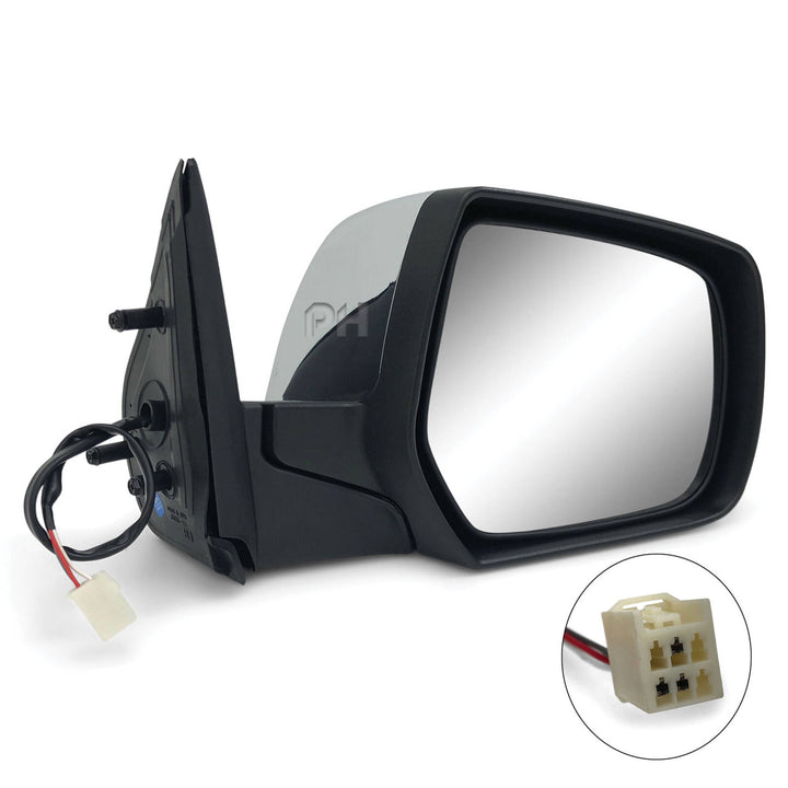Door Mirrors Chrome Electric PAIR fits Mazda BT50 & Ford Ranger PJ PK 2006 - 2011