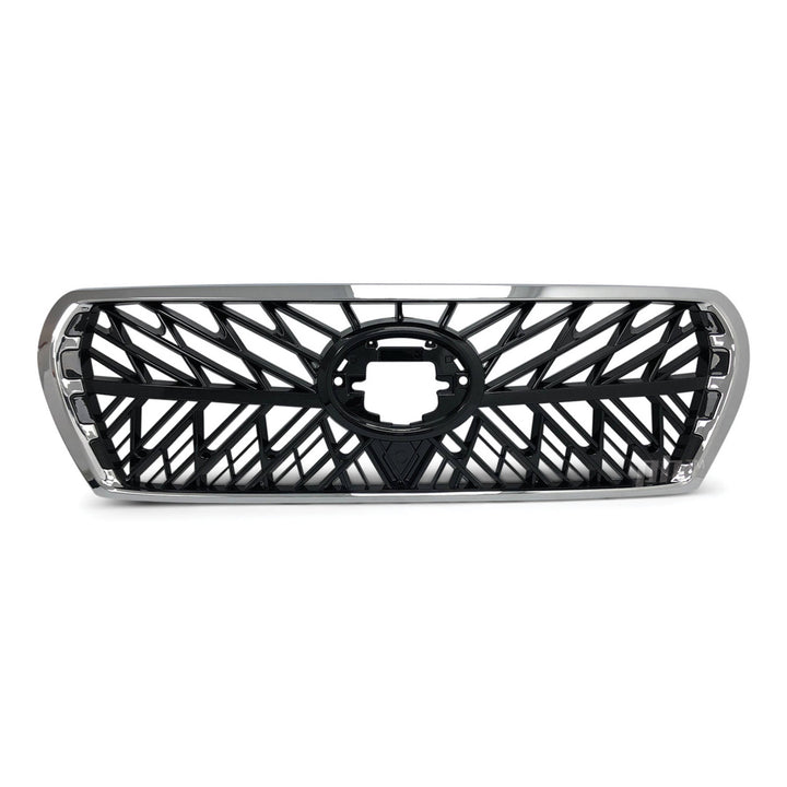 Grill Chrome & Black Web Style Fits Toyota Landcruiser 200 Series 2007 - 2015
