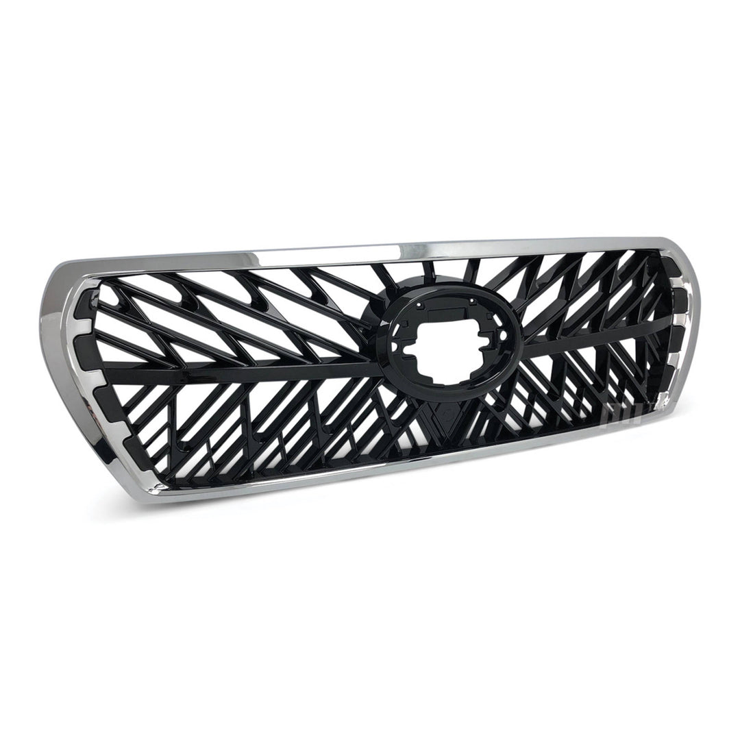 Grill Chrome & Black Web Style Fits Toyota Landcruiser 200 Series 2007 - 2015