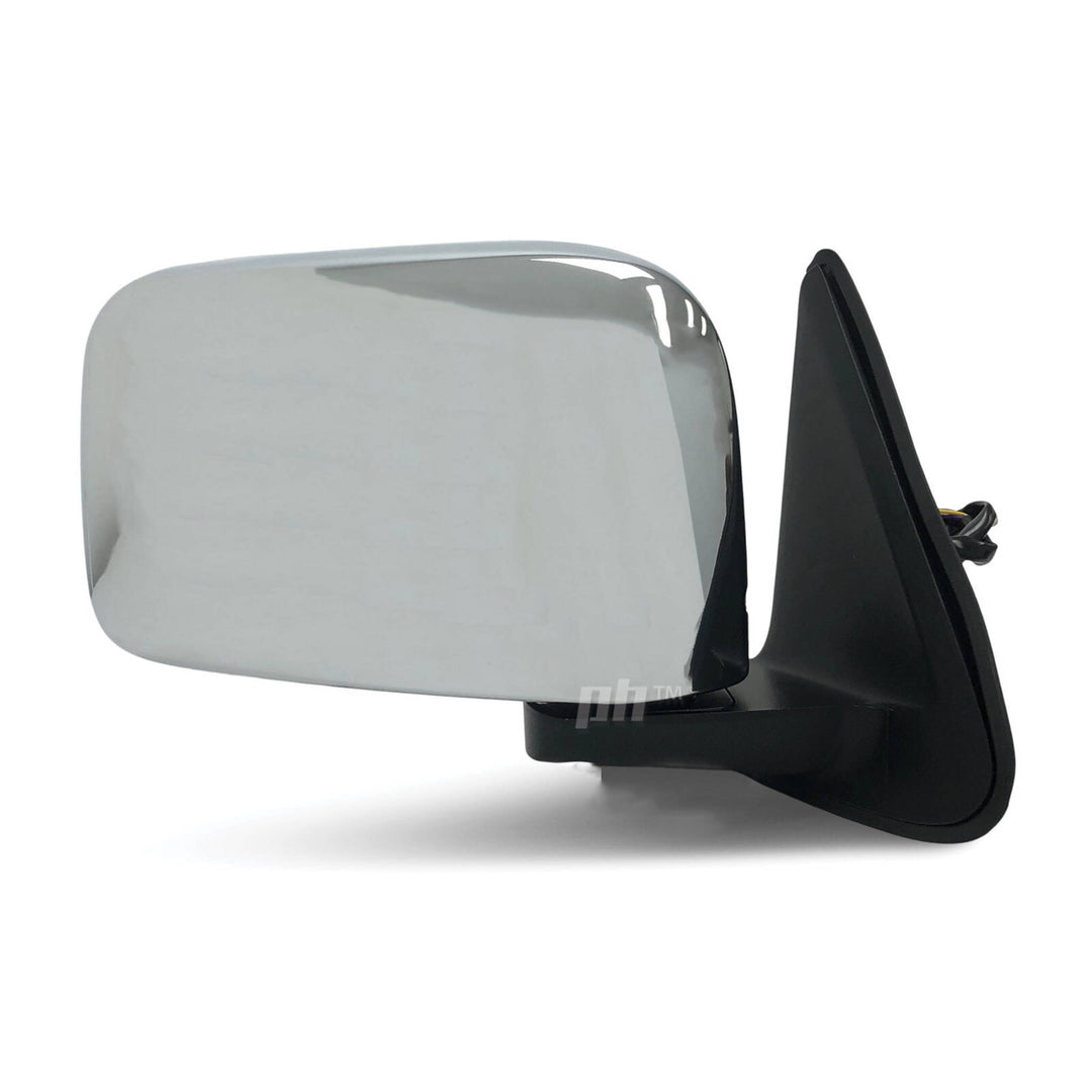 Door Mirrors PAIR Chrome Electric Fits Nissan Patrol GU Wagon 1997 - 2004